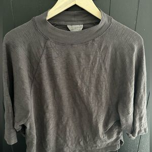 Universal Thread Cropped High-Neck Tee